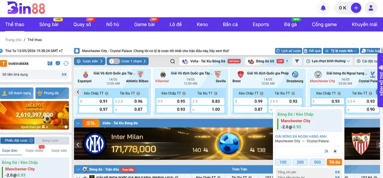 Sức Hút Đỉnh Cao Từ Thể Thao K-Sports Tại Bin88 Dành Cho Mọi Anh Em