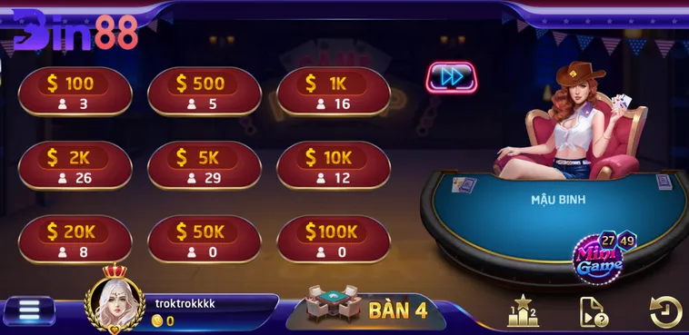 Chinh Phục Mậu Binh Tại Bin88 Sảnh Game Đỉnh Cao Cho Cao Thủ