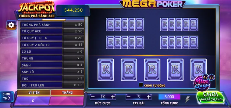 Mega Poker Tại Bin88 Đỉnh Cao Trí Tuệ Với Những Ván Bài Đấu Trí Cực Kỳ Hấp Dẫn
