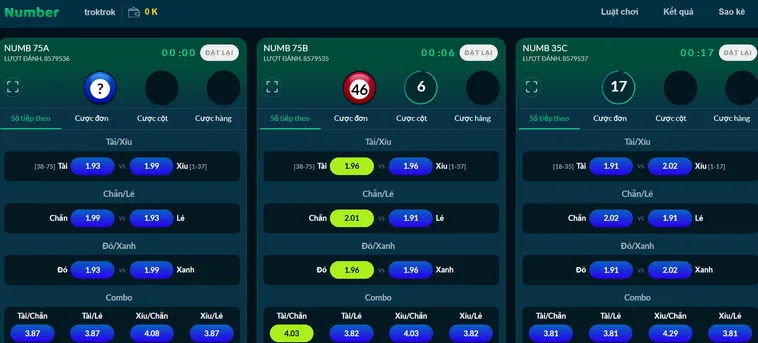 Trải Nghiệm Đỉnh Cao Với Dịch Vụ Quay Số Numbers Game 2 Tại Bin88 Mới Nhất
