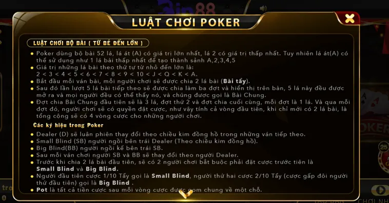 Đỉnh Cao Poker Tại Bin88 Sân Chơi Uy Tín Cho Các Cao Thủ
