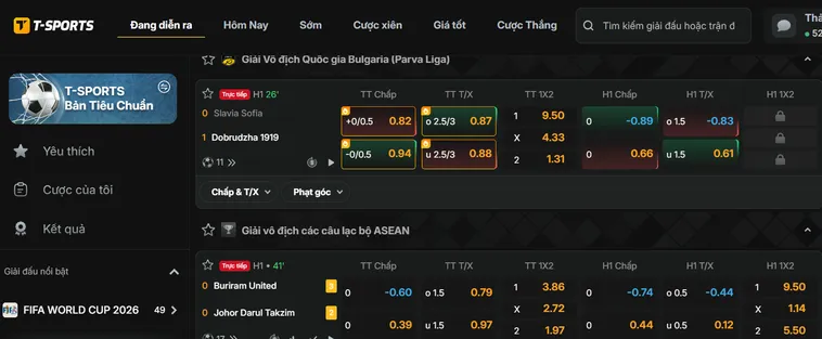 Đánh Bại Mọi Thử Thách Cùng Thể Thao T-Sports Tại Bin88 Siêu Hấp Dẫn