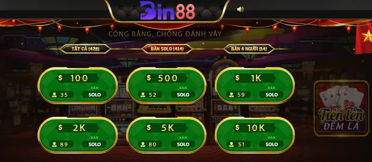 Tiến Lên Đếm Lá Tại Bin88 Thử Thách Trí Tuệ Với Những Ván Bài Đấu Trí Đầy Kịch Tính